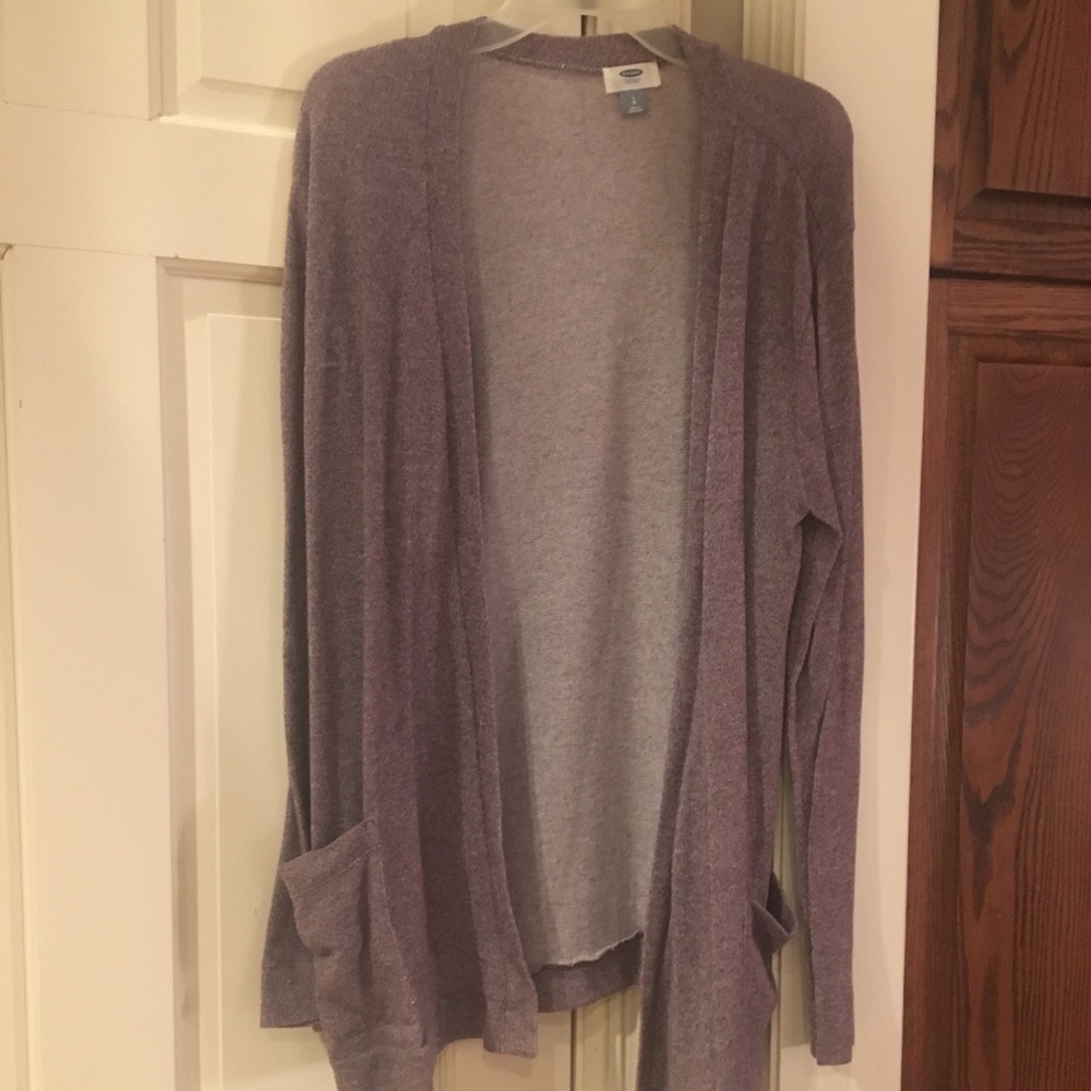 Heather Purple Cardigan